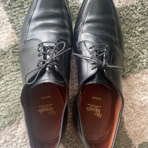 Allen Edmonds “Lasalle” Black Leather Derby Oxford Dress Shoes